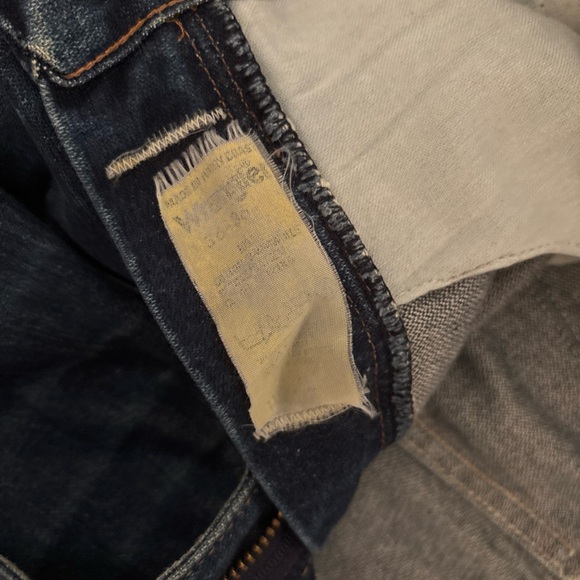 Vintage Blue Bell Wrangler Denim Jeans Straight Fit 36x32 Diamond W - Picture 8 of 8